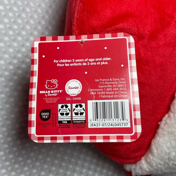 Hello Kitty Santa Hat Pillow Plush - Picture 4 of 10